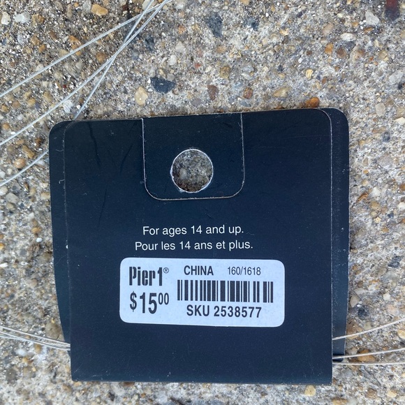 Pier 1 Imports Halloween Eyeball Bead Necklace NWT - Picture 4 of 4